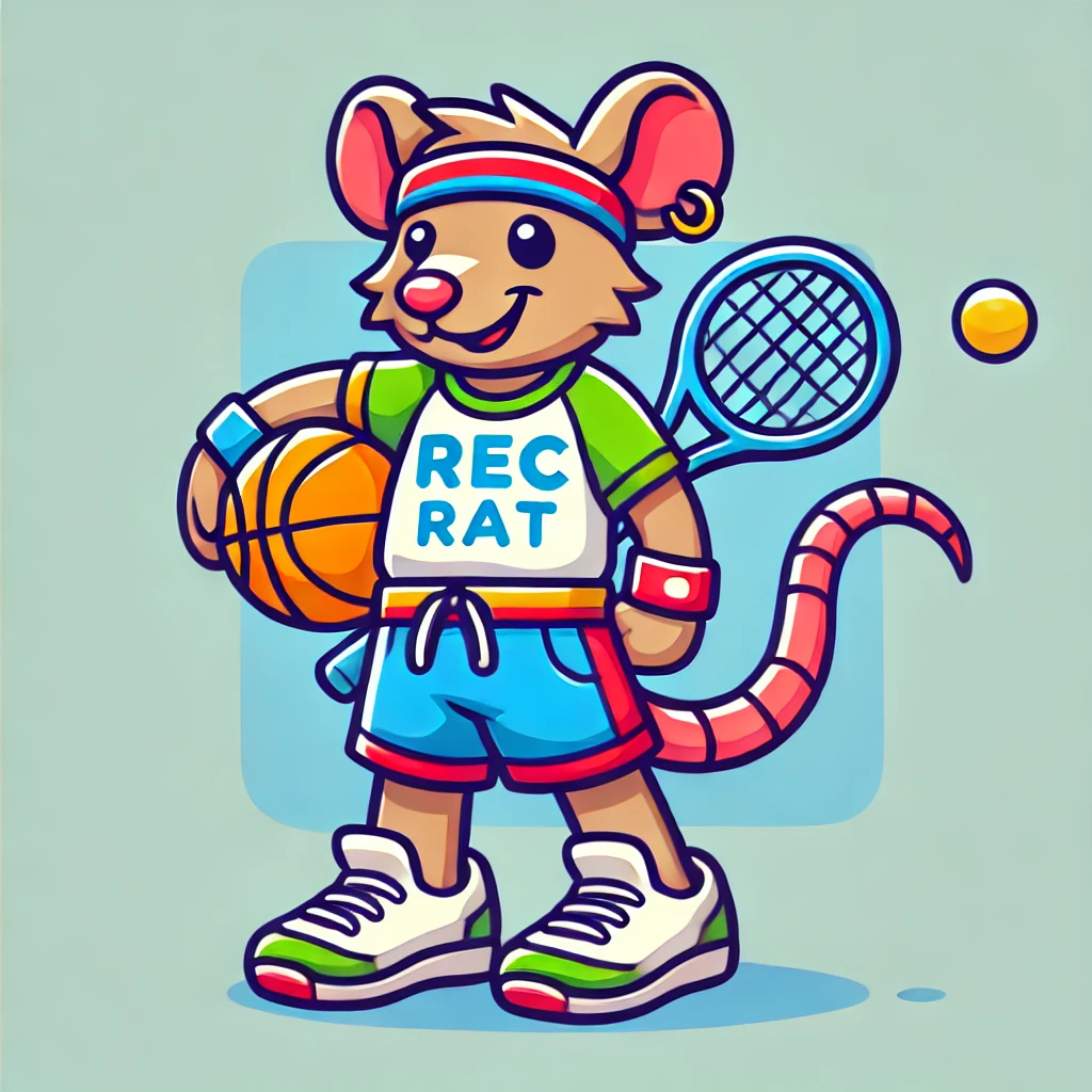 Rec Rat Mascot